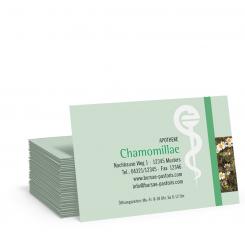 Geschäftskarte "Äskulap" 