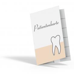 Patientenkarte "Zahn" 