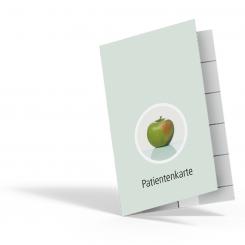 Patientenkarte "Apfel" 