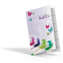 Patientenkarte "Zahnbürsten" 