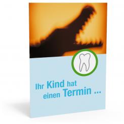Kontrolltermin-Karte "Krokodil" 
