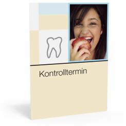 Kontrolltermin-Karte "Zahn" 