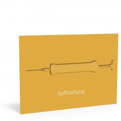 Kontrolltermin-Karte "Auffrischung" 