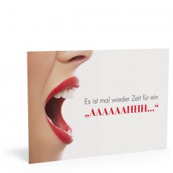 Kontrolltermin-Karte "AAAAHHH" 