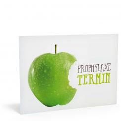 Prophylaxe-Karte "Apfel" 