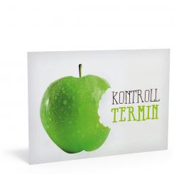 Kontrolltermin-Karte "Apfel" 
