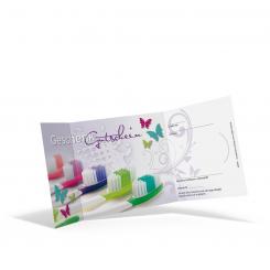 Geschenkgutschein "Zahnbürsten" 