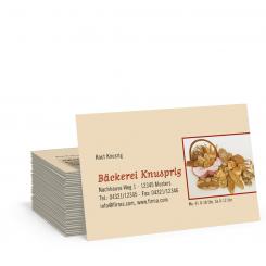 Geschäftskarte "Brotkorb" 