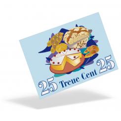 Treue-Geld 25 Cent 