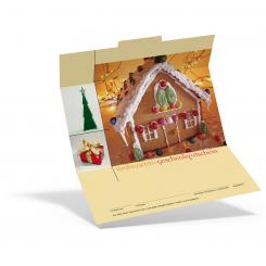 Weihnachtsgutschein Lebkuchenhaus 