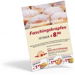 Flugblätter "Monats-Aktion" 