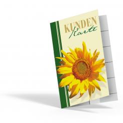 Kundenkarte "Sonnenblume" 