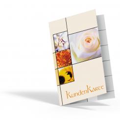 Kundenkarte "weiße Rose" 