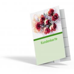 Kundenkarte "rote Rosen" 
