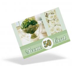 Treue-Geld "Flower Dreams" 50 Cent 