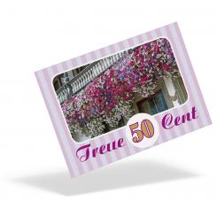 Treue-Geld "Balkon-Blumen" 50 Cent 