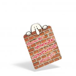 Lesezeichen gestanzt "Book-Marker" 