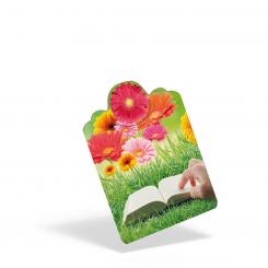 Lesezeichen gestanzt "Blumen" 