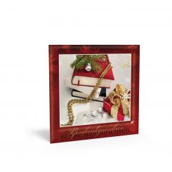 Geschenkgutschein Weihnachten "Bücher" inkl. Kuvert 