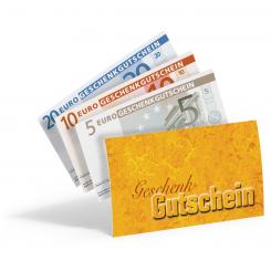 Euro-Gutscheinhülle "Gold" 
