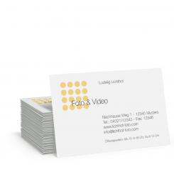 Geschäftskarte "Edel Typo" 