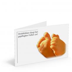 Mini-Prospekt "Fußpflege" 