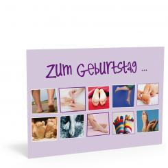 Geburtstags-Postkarte "Fußvolk" 