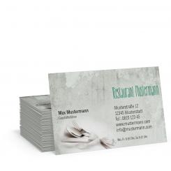 Geschäftskarte "Besteck" 