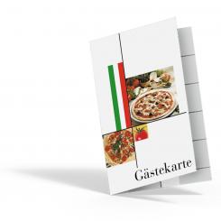 Gäste-Karte "Pizza" 