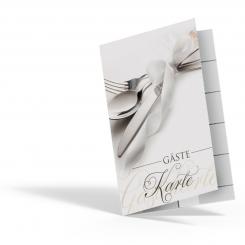 Gäste-Karte "Besteck" 