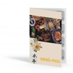 China-Pass 12 Stempelfelder 