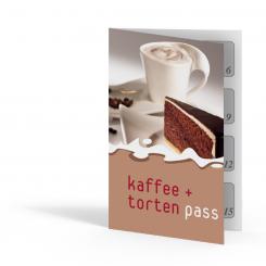 Kaffee & Tortenpass 15 Stempelfelder 