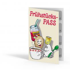 Frühstücks-Pass 15 Stempelfelder 
