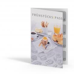 Frühstücks-Pass 15 Stempelfelder 