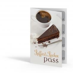 Kaffee- & Torten-Pass 15 Stempelfelder 