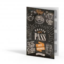 Kaffeepass 15 Stempelfelder 