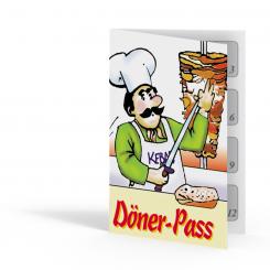 Döner-Pass 12 Stempelfelder 