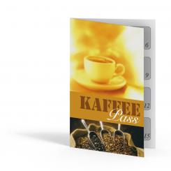 Kaffee-Pass 15 Stempelfelder 