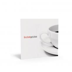 Geschenkgutschein "Kaffeetasse" inkl. Kuvert 