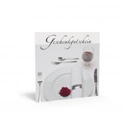 Geschenkgutschein "Gedeck" inkl. Kuvert 
