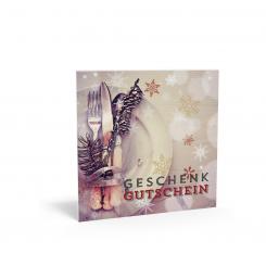 Geschenkgutschein Weihnachten inkl. Kuvert 