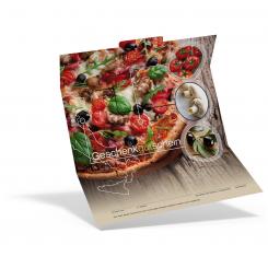 Geschenkgutschein "Pizza rustikal" 