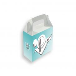 Lunch-Box mit Tragegriff (100x60x90 mm) 