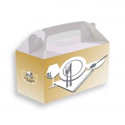 Lunch-Box mit Tragegriff (115x85x70 mm) 