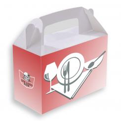 Lunch-Box mit Tragegriff (210x100x140 mm) 