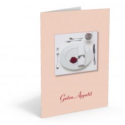 Menükarten-Hülle "Gedeck" 