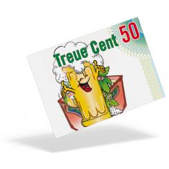 Treue-Geld "Bierkisten" 50 Cent 