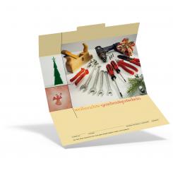 Geschenkgutschein Weihnachten "X-Mas Tools" 