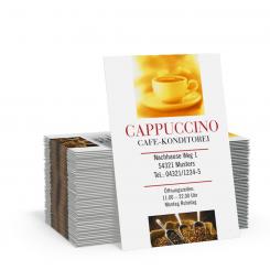 Visitenkarte "Cafe-Konditorei" 