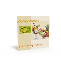 Geschenkgutschein "Eisbecher" inkl. Kuverz 